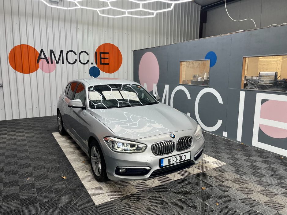 Image for 2018 BMW 1 Series ONLY €17950! 2018 BMW 1 SERIES AUTOMATIC 118D 2.0L DIESEL / 81K KMS / ADAPTIVE CRUISE CONTROL, REVERSE CAMERA & MORE