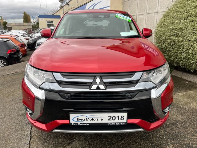 Image for 2018 Mitsubishi Outlander AUTOMATIC 2.0 PETROL PHEV PLUG IN HYBRID //WINTER SALE €1000 REDUCTION//LOW MILES//ADAPTIVE CRUISE CONTROL//KEYLESS ENTRY//HEATED STEERING WHEEL//