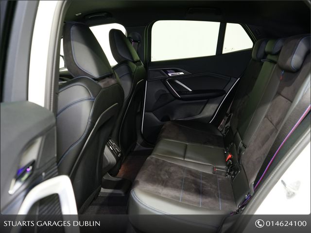 Image for 2024 BMW iX2 IX2 M-SPORT eDRIVE20 M-SPORT PRO: ALPINE WHITE WITH LEATHER AND ALCANTARA INTERIOR, COMFORT ACCESS, HEATED SEATS, FOLDING MIRRORS, PARKING ASSISTANT, 