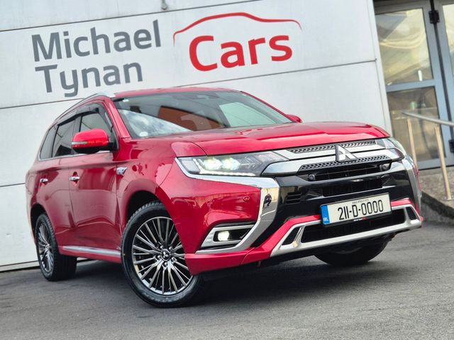 Image for 2021 Mitsubishi Outlander PHEV G 2.4 Petrol Auto 4WD, Privacy, CarPlay, Camera, 1/2 Leather, Heated Seats & Steering Wheel, 18" Alloys, Electric Tailgate- First Reg in 2021 - Trade in Price €26, 888