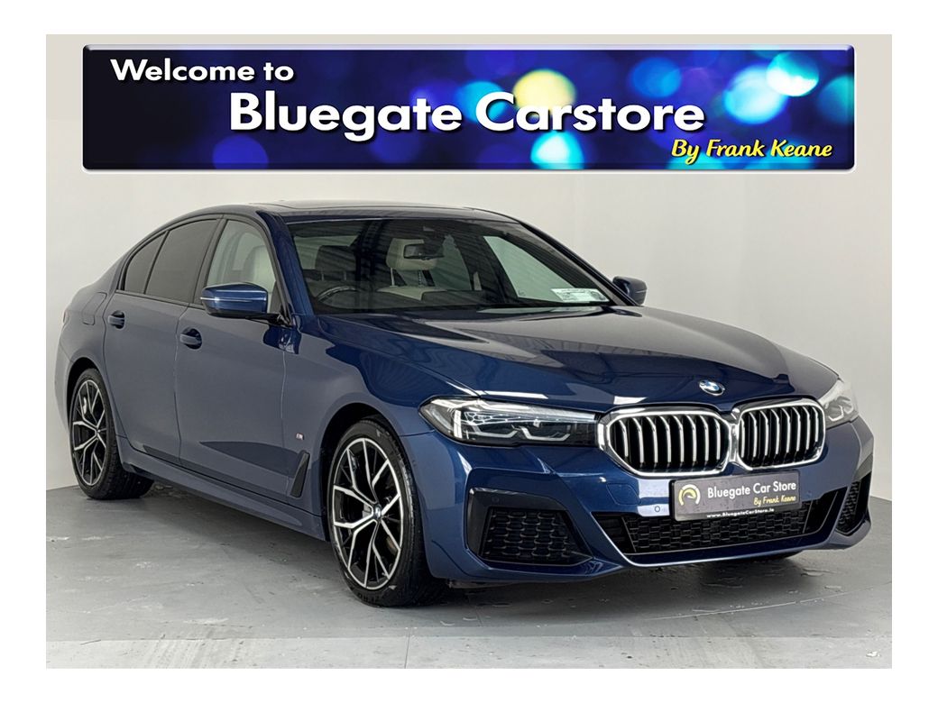 Image for 2021 BMW 5 Series M SPORT**SUNROOF**LEATHER HEATED SEATS**DIGITAL DASH**TOUCH SCREEN APPLE CAR PLAY**MULTIFUNCTIONAL STEERING WHEEL**REVERSE CAMERA**PARKING SENSORS**KEYLESS START**DRIVE MODES**CRUISE CONTROL**