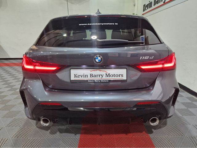 Image for 2021 BMW 1 Series 118D M SPORT AUTOMATIC **TOP SPEC / 18" M SPORT ALLOYS / ACTIVE CRUISE CONTROL / COMFORT ACCESS / ELECTRIC SEATS WITH MEMORY / ELECTRIC BOOTLID / REVERSE CAMERA / WIRELESS PHONE CHARGING**