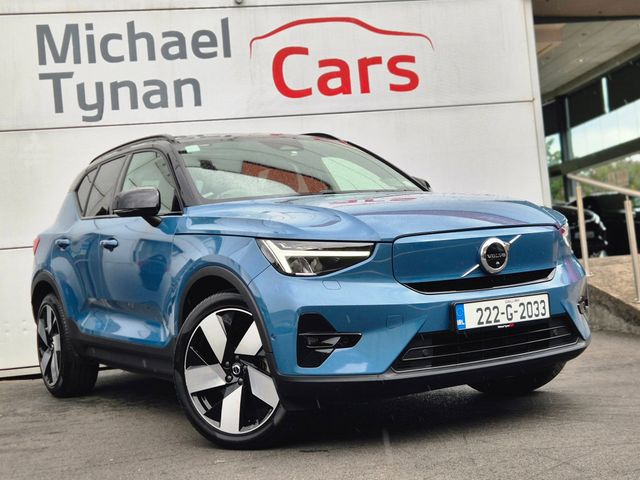 Image for 2022 Volvo XC40 Recharge Ultimate, 20" Alloys, Electric & Heated Seats, 360 Camera, Electric Tailgate - First Registered September 2022 - Trade in Price €25, 999