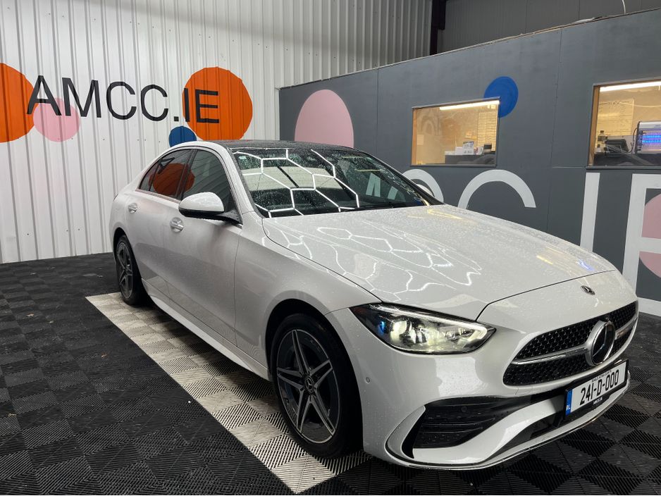 Image for 2024 Mercedes-Benz C Class €54950 2024 MERCEDES-BENZ C350E AMG-LINE 2.0 AUTOMATIC / CRUISE CONTROL / 360­° PARKING CAMERA / ELECTRIC MEMORY & HEATED SEATS / PADDLE SHIFTERS / PANORAMIC SUNROOF / AMBIENT LIGHTS