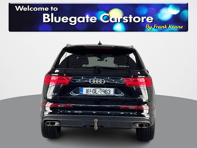 Image for 2018 Audi Q7 3.0 TDI S LINE Q 7 SEATER NEW NCT**FRONT HEATED SEATS**HALF LEATHER INTERIOR**FOUR ZONE CLIMATE CONTROL**MULTIFUNCTIONAL STEERING WHEEL**DRIVE MODES**PARKING SENSORS**DIGITAL MEDIA DISPLAY**