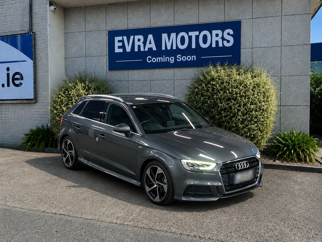 Image for 2019 Audi A3 SPORTBACK S-LINE AUTOMATIC 1.4 PETROL //HIGH SPEC//LOW MILES//HALF LEATHER HEATED SEATS//REVERSE CAMERA//KEYLESS ENTRY//ADAPTIVE CRUISE CONTROL//