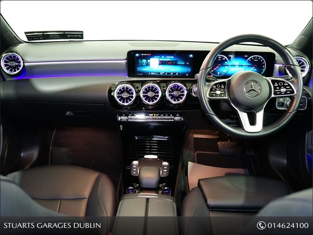 Image for 2022 Mercedes-Benz A Class A 250 PHEV 4DR Auto*FULL BLACK LEATHER, HEATED SEATS, REAR CAMERA, PARKING SENSORS FRONT & REAR, 17 INCH ALLOYS, BLACK MIRROR CAPS, AUTO LIGHTS & WIPERS, CRUISE & CLIMATE CONTROL, APPLE CARPLAY*