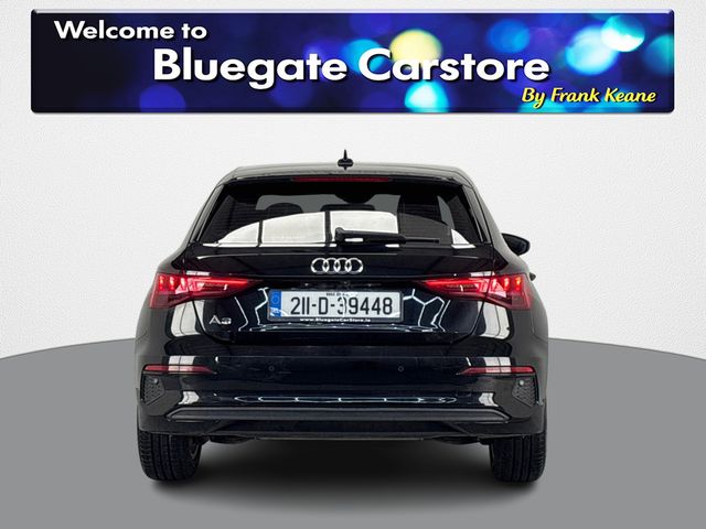 Image for 2021 Audi A3 1.0 PETROL**KEYLESS START**DIGITAL DASH**HEATED SEATS**REVERSE CAMERA**PARKING SENSORS**MULTIFUNCTIONAL STEERING WHEEL**BLACK CLOTH INTERIOR**DUAL CLIMATE CONTROL**TOUCH SCREEN MEDIA**