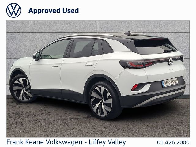 Image for 2024 Volkswagen ID.4 77KWH PRO PLUS 286BHP *PANORAMIC GLASS ROOF* *DRAMMEN ALLOYS* *GLACIER WHITE* *LONGER RANGE* *ELECTRIC TAILGATE* *IQ HEADLIGHTS* *REAR VIEW CAMERA* *PCP AVAILABLE FROM €372PM* *BATTERY CERTIFIED*
