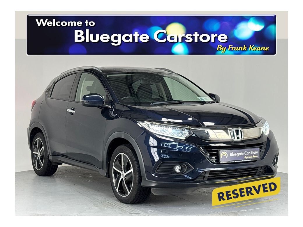 Image for 2019 Honda HR-V 1.5 I VTEC EX CVT**PANORAMIC SUNROOF**TOUCH SCREEN MEDIA DISPLAY**BLUETOOTH**MULTIFUCNTIONAL STEERING WHEEL**KEYLESS START**REVERSE CAMERA**PARKING SENSORS**BLACK LEATHER INTERIOR**FRONT HEATED SEATS*