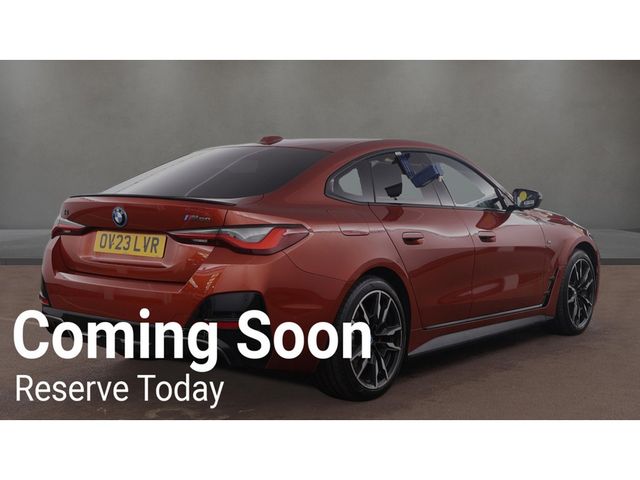 Image for 2023 BMW i4 M50 540BHP AUTOMATIC **ONE OWNER / 19" ALLOYS / DRIVING ASSISTANT PRO / ELECTRIC BOOTLID / FULL OYSTER LEATHER / HARMAN KARDON SOUND / M SEATBELTS / 360 DEGREE CAMERA / WIRELESS PHONE CHARGING**