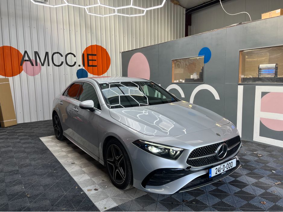 Image for 2024 Mercedes-Benz A Class €38950 2024 MERCEDES-BENZ A200D SEDAN FINAL EDITION 2.0 AUTOMATIC / CRUISE CONTROL / REVERSE CAMERA / ELECTRIC MEMORY & HEATED SEATS / PADDLE SHIFTERS / AMBIENT LIGHTS AND MORE