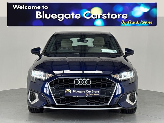 Image for 2023 Audi A3 SPORTBACK 30 TFSI 110HP**DIGITAL DASH**FULL LEATHER INTERIOR**PARKING SENSORS**APPLE CARPLAY**CRUISE CONTROL**AUTO LIGHTS**KEYLESS START**DUAL CLIMATE CONTROL**FINANCE AVAILABLE**