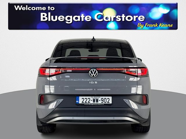 Image for 2022 Volkswagen ID.5 PRO 128 KW BUSINESS 77KWH 174BHP**FRONT HEATED SEATS**HALF LEATHER INTERIOR**HEATED MULTIFUNCTIONAL STEERING WHEEL**REVERSE CAMERA**TOUCH SCREEN MEDIA DISPLAY**DUAL CLIMATE CONTROL**FINANCE ARRANGED**