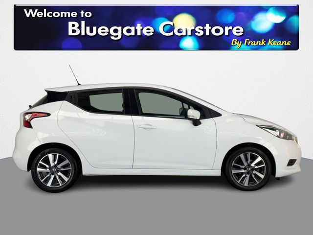 Image for 2018 Nissan Micra 1.0 SV**NEW NCT**SEMI DIGITAL DASH**MULTIFUNCTIONAL STEERING WHEEL**TOUCH SCREEN MEDIA DISPLAY**BLUETOOTH**AIR CONDITIONING**BLACK CLOTH INTERIOR**FINANCE ARRANGED**16"ALLOYS**