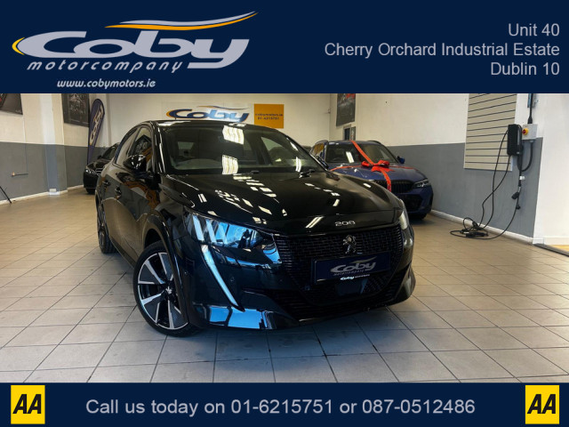 Image for 2021 Peugeot 208 E GT 136BHP 50KWH 4DR AUTO. New NCT done before collection, Alloy Wheels, Half Leather, Mirror Link, Cruise Control, Climate Control, Reverse Camera, WFSW, Parking Sensors, USB / USBC and more.