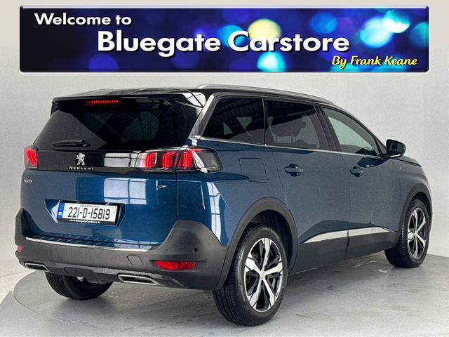 Image for 2022 Peugeot 5008 FL GT 1.5 BLUE HDI 130 AU AUTO**7 SEATER**18 INCH ALLOYS**DIGITAL DASH**MULTIFUNCTIONAL STEERING WHEEL**DUAL CLIMATE CONTROL**HALF LEATHER INTERIOR**DIGITAL MEDIA DISPLAY**DRIVE MODES**NAVIGATION**