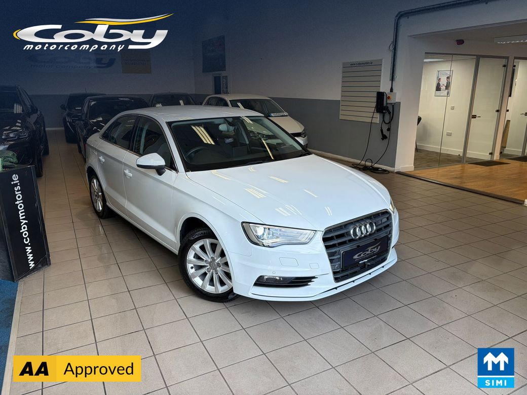 Image for 2015 Audi A3 1.4 Petrol Auto Saloon 4DR. New NCT done before collection, Reverse Camera, Dual Climate Control, MFSW, Cruise Control, Sat Nav, Handsfree, Parking Sensors, Paddle Shift and more.