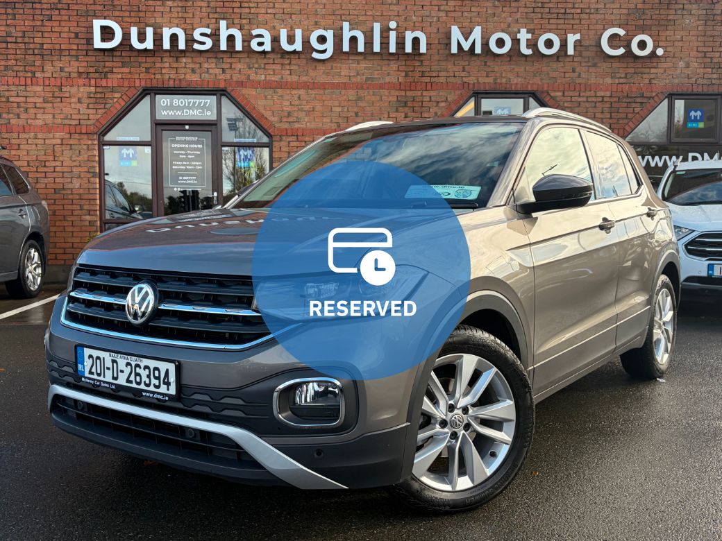 Image for 2020 Volkswagen T-Cross Style 1.0 TSI M6F 115HP *Low Mileage*