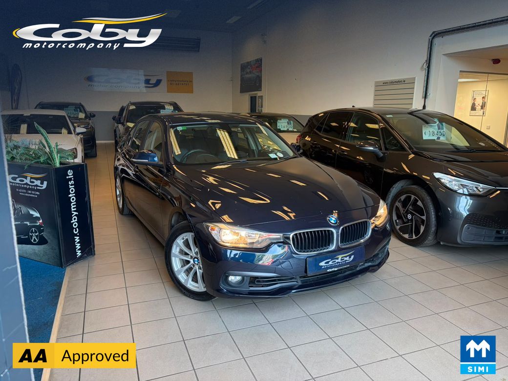 Image for 2016 BMW 3 Series 1.6 Petrol 4DR Auto. NCT & Tax, Full Leather, Dual Climate Control, Cruise Control, Hands Free, Sat Nav, Rear Parking Sensors, MFSW, and more.