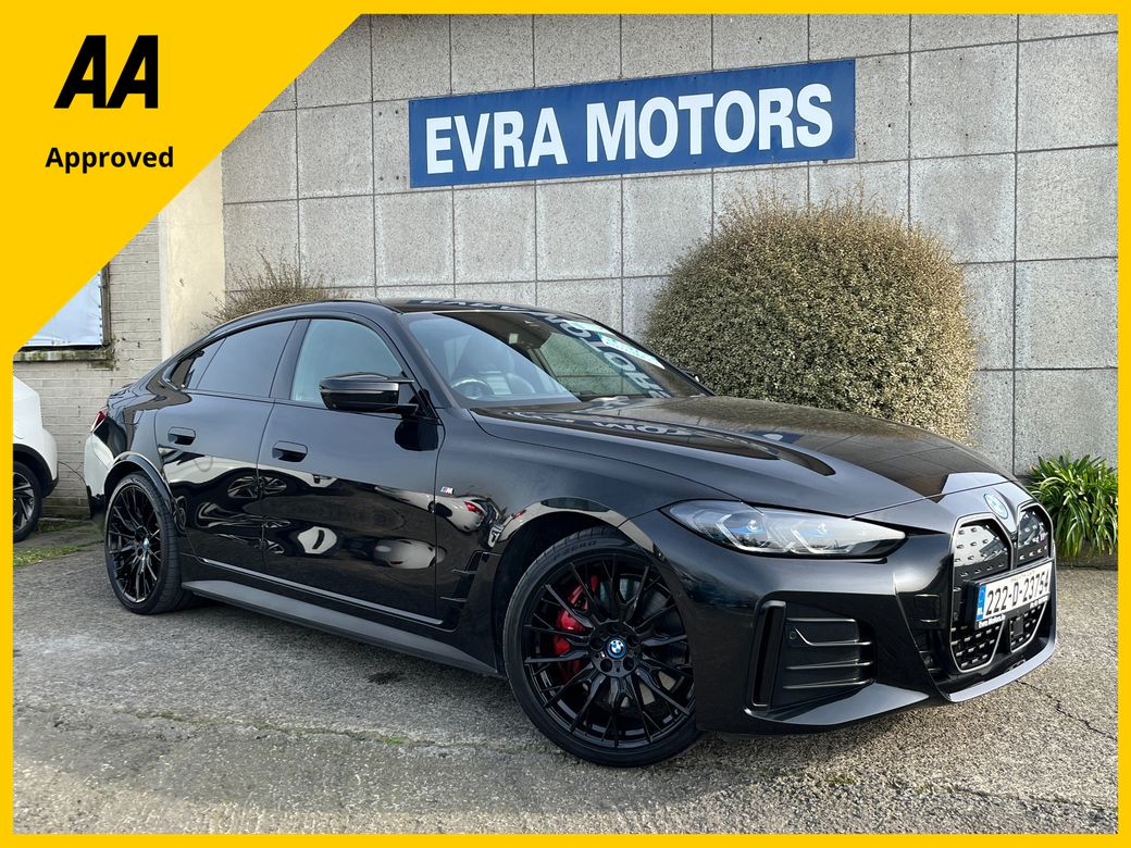 Image for 2022 BMW i4 M50 M-SPORT 540BHP //HIGH SPEC//FULL ELECTRIC LEATHER HEATED M-SPORT SEATS//HARMAN KARDON SOUND SYSTEM//HEAD UP DISPLAY//360 PARKING CAMERAS//