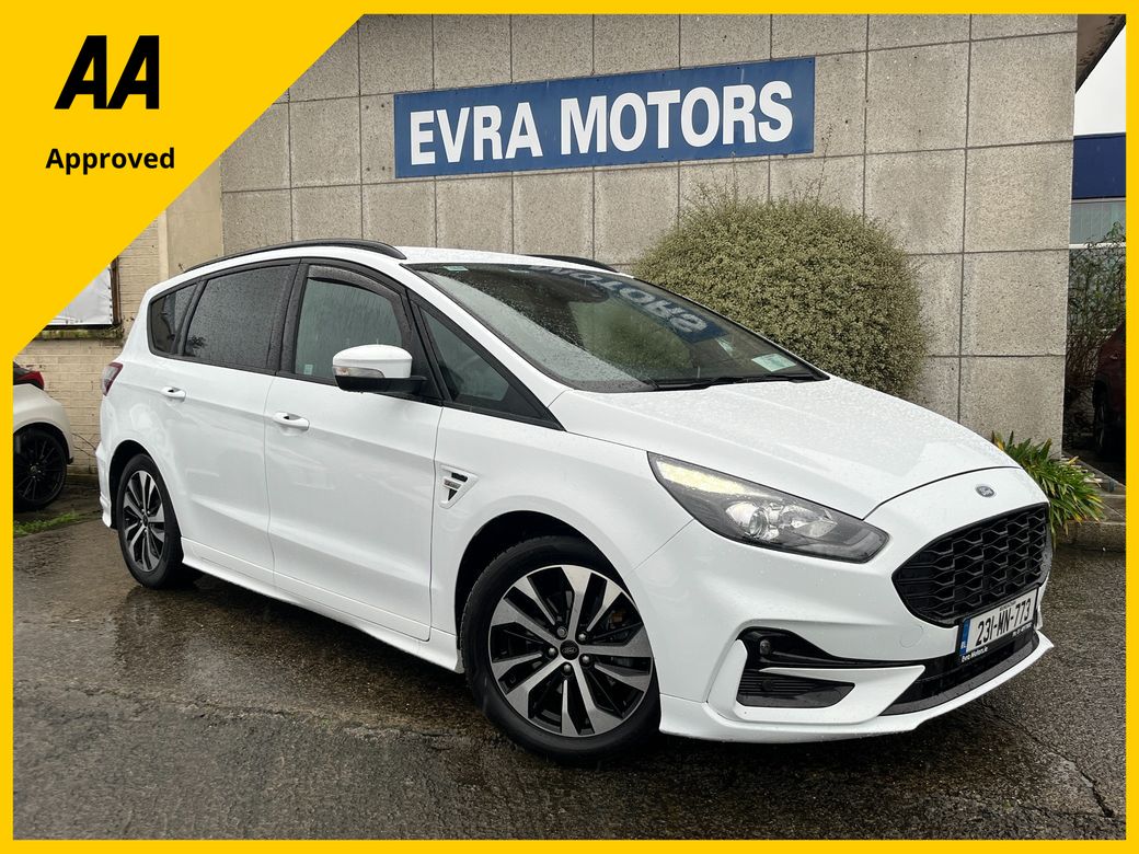 Image for 2023 Ford S-Max 7 SEATER AUTOMATIC ST-LINE 2.5 HYBRID PETROL //HIGH SPEC//HEATED SEATS AND STEERING WHEEL//ELECTRIC HALF LEATHER SEATS//REVERSE CAMERA//KEYLESS ENTRY//SAT NAV//