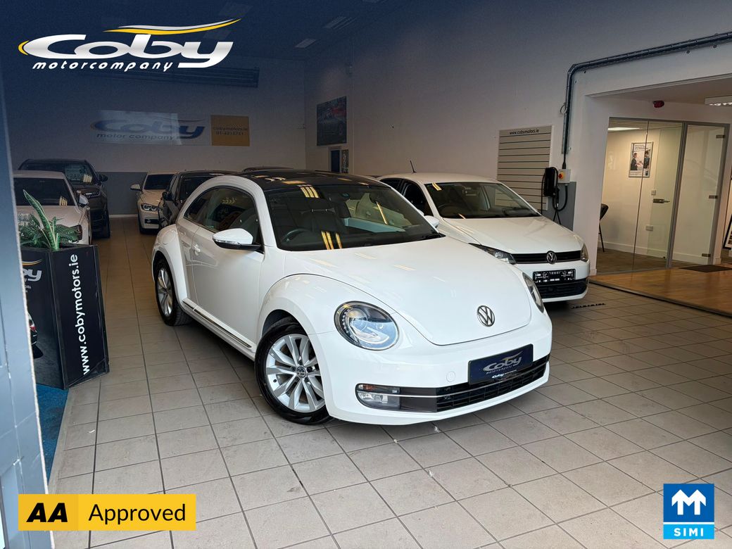 Image for 2012 Volkswagen Beetle 1.2 Auto 3DR. New NCT done before collection, Full Leather, Sun Roof, Alloy Wheels, Heated Seats, Full Electrics, MFSW, Dual Climate Control, AUX, Luggage Cover, Handsfree, and more.