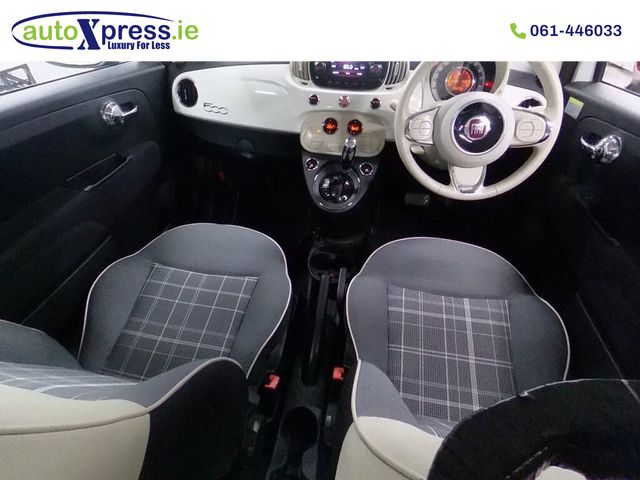 Image for 2018 Fiat 500 TWINAIR LOUNGE Panoramic Glass Roof Automatic, Reversing camera