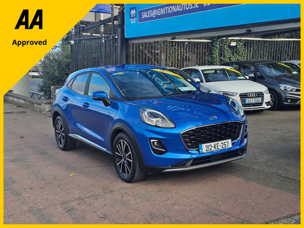 Image for 2021 Ford Puma 1.0 MHEV, ONLY 48K MILES, NEW NCT, SERVICE HISTORY, 2 KEYS, €200 TAX, WARRANTY, 5 STAR REVIEWS.
