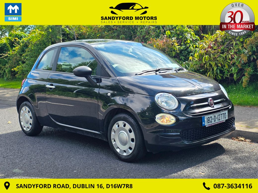 Image for 2018 Fiat 500 1.2 8V 69HP POP 3DR