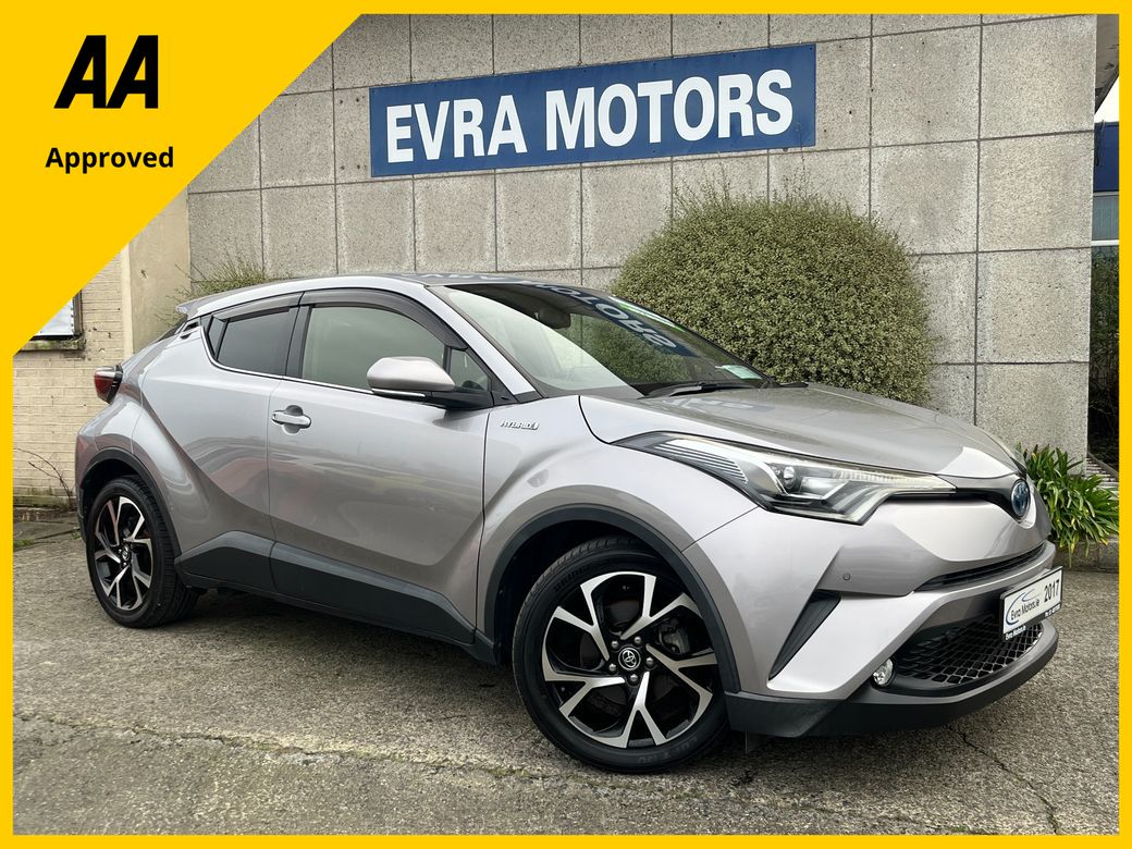 Image for 2017 Toyota C-HR SOL AUTOMATIC HYBRID 1.8 PETROL //HIGH SPEC//HALF LEATHER HEATED SEATS//KEYLESS ENTRY//REVERSE CAMER//ADAPTIVE CRUISE CONTROL// 