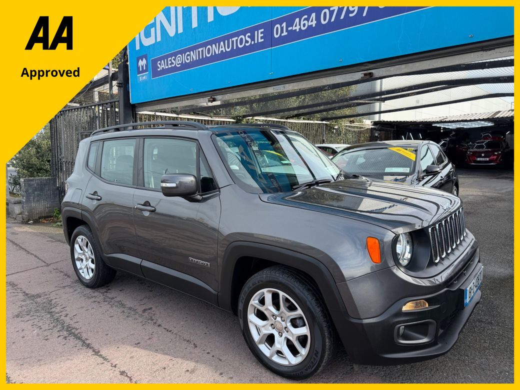 Image for 2018 Jeep Renegade 1.6 DIESEL, LONGITUDE, ONLY 57K MILES, LONG NCT, €200 TAX, FINANCE, WARRANTY, 5 STAR REVIEWS.