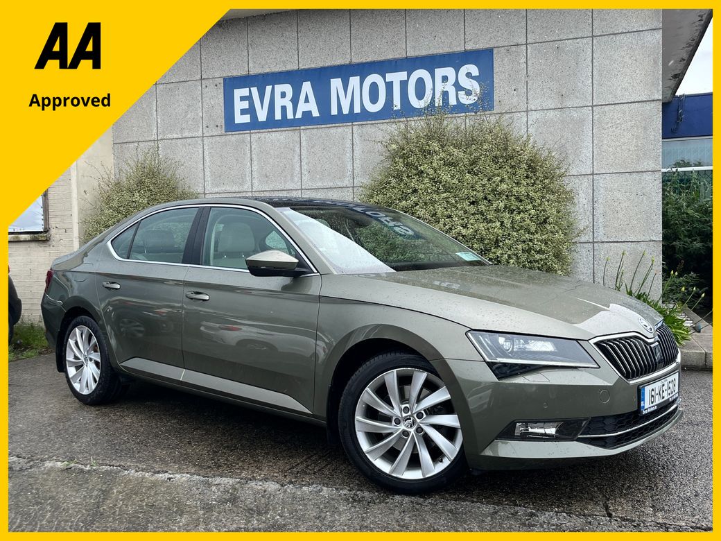 Image for 2016 Skoda Superb STYLE AUTOMATIC 1.6 DIESEL //HIGH SPEC//LOW MILES//FULL LEATHER HEATED ELECTRIC SEATS//REVERSE CAMERA//SAT NAV//