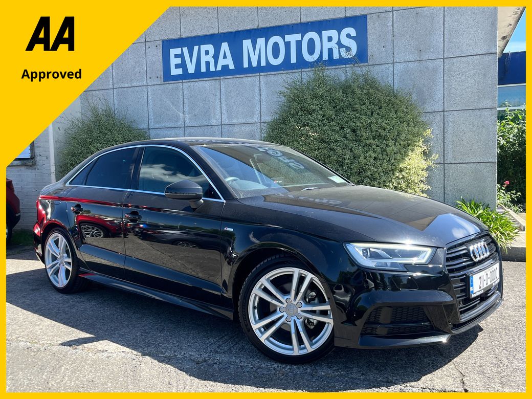 Image for 2021 Audi A3 SALOON S-LINE AUTOMATIC 1.4 PETROL //VERY LOW MILES//HIGH SPEC//HALF LEATHER HEATED SEATS//REVERSE CAMERA//KEYLESS ENTRY//ADAPTIVE CRUISE CONTROL//