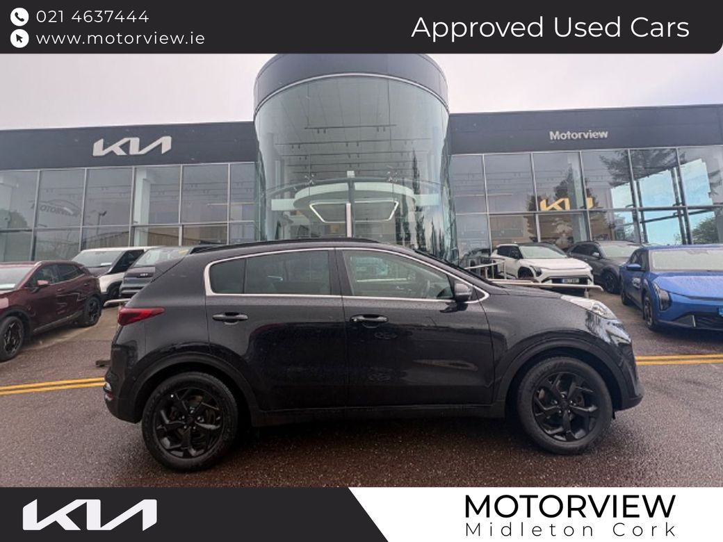 Image for 2021 Kia Sportage AUTOMATIC 1.6 CRDI MHEV K3 Black Edition Auto, **warranty till 2028** Electronic handbrake, Cruise Control, Apple CarPlay, Touch Screen Infotainment System, Reversing Camera, 