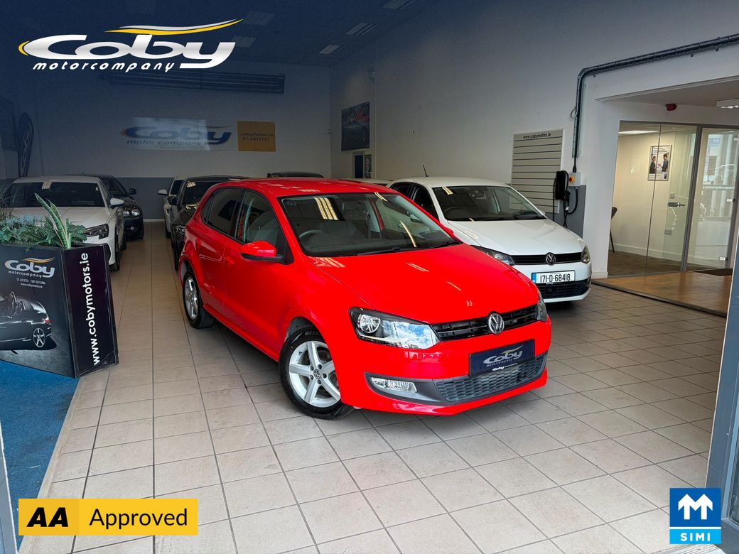 Image for 2014 Volkswagen Polo 1.2 5DR AUTO. New NCT done before collection, Alloy Wheels, AUX & USB, Air Conditioning, Luggage Cover, Folding Rear Seats, Bluetooth, Full Electrics, & more.