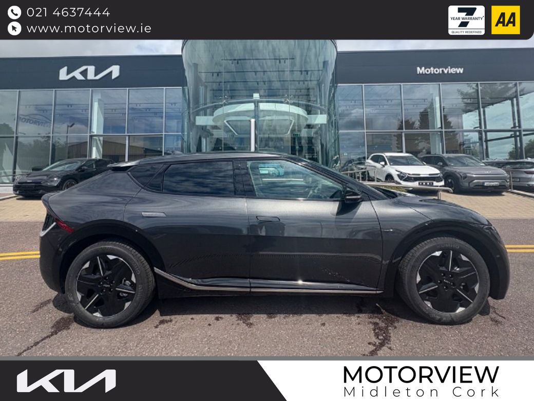 Image for 2026 Kia EV6 NEW MODEL WITH LONGER RANGE EV6 Aerodynamic side details, **0% finance** New rear signature LED taillights, New high-impact alloy wheels, Completely redesigned steering wheel, biometric technology