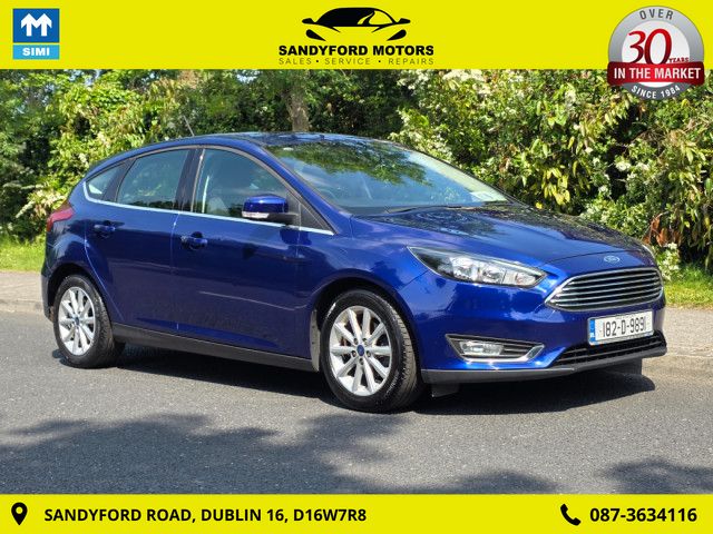 Image for 2018 Ford Focus Titanium 1.0 125PS 6SPD 4DR