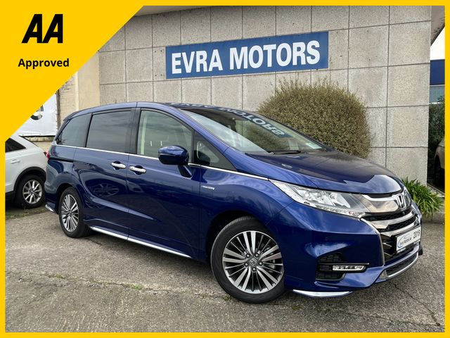 Image for 2019 Honda Odyssey ABSOLUTE 7 SEATER AUTOMATIC HYBRID 2.0 PETROL //LOW MILES//HALF LEATHER HEATED SEATS//REVERSE CAMERA//POWER SLIDING REAR DOORS//KEYLESS ENTRY// 