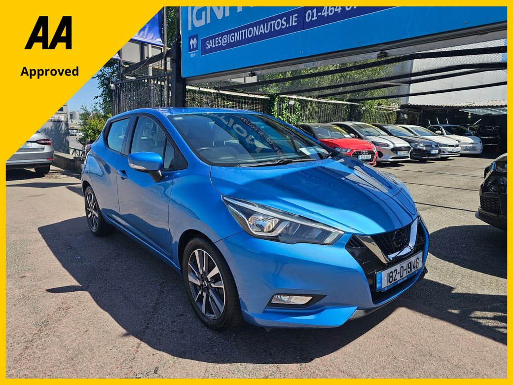 Image for 2018 Nissan Micra 1.0 SVE, UPGRADED SEATS, CAMERA, LOW MILEAGE, FINANCE, WARRANTY, NEW NCT, 5 STAR REVIEWS