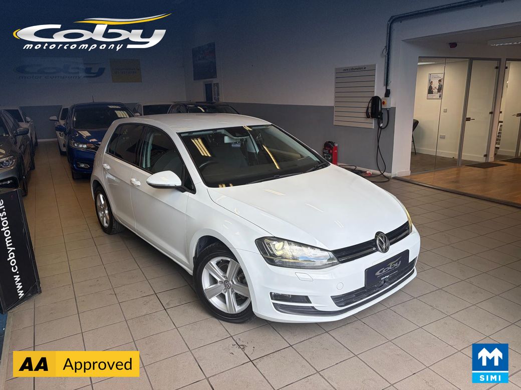 Image for 2013 Volkswagen Golf 1.2 5DR AUTO Bluemotion Comfortline. Immaculate Car, NCT done before collection, Reverse Cam, Bluetooth, Dual Climate Control, Alloy Wheels, Full Electrics, Folding Rear Seats, Luggage Cover, and more