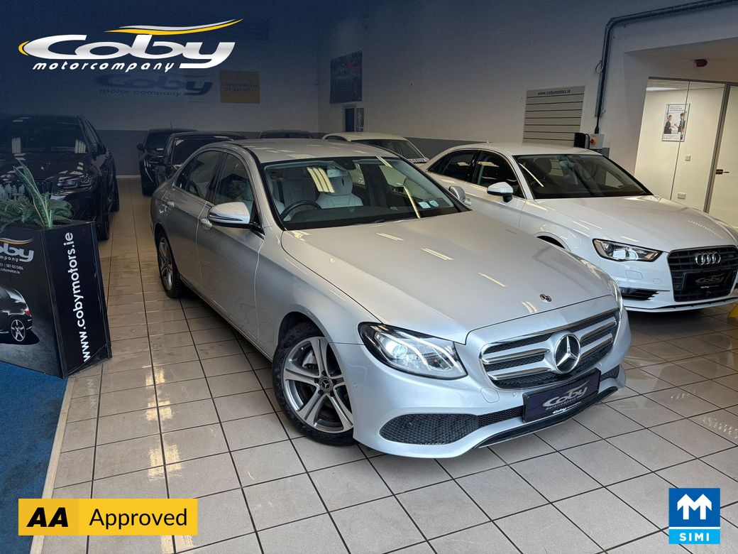 Image for 2018 Mercedes-Benz E Class E220 BLUETEC SE 4DR AUTO CDI. New NCT, Alloy Wheels, 2Keys, Cruise Control, Full Leather, Dual Climate Control, Sat Nav, BT, Full Electrics, Parking Sensors, Heated Seats, MFSW, Handsfree, & mor