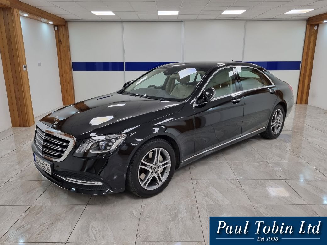 Image for 2019 Mercedes-Benz S Class LWB // BLACK WITH BEIGE