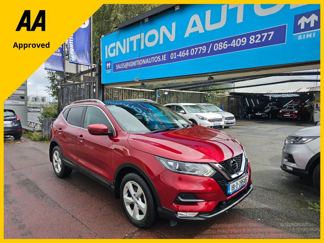 Image for 2018 Nissan Qashqai 1.2 PETROL, AUTOMATIC, PAN ROOF, NEW NCT, FINANCE, WARRANTY, 5 STAR REVIEWS