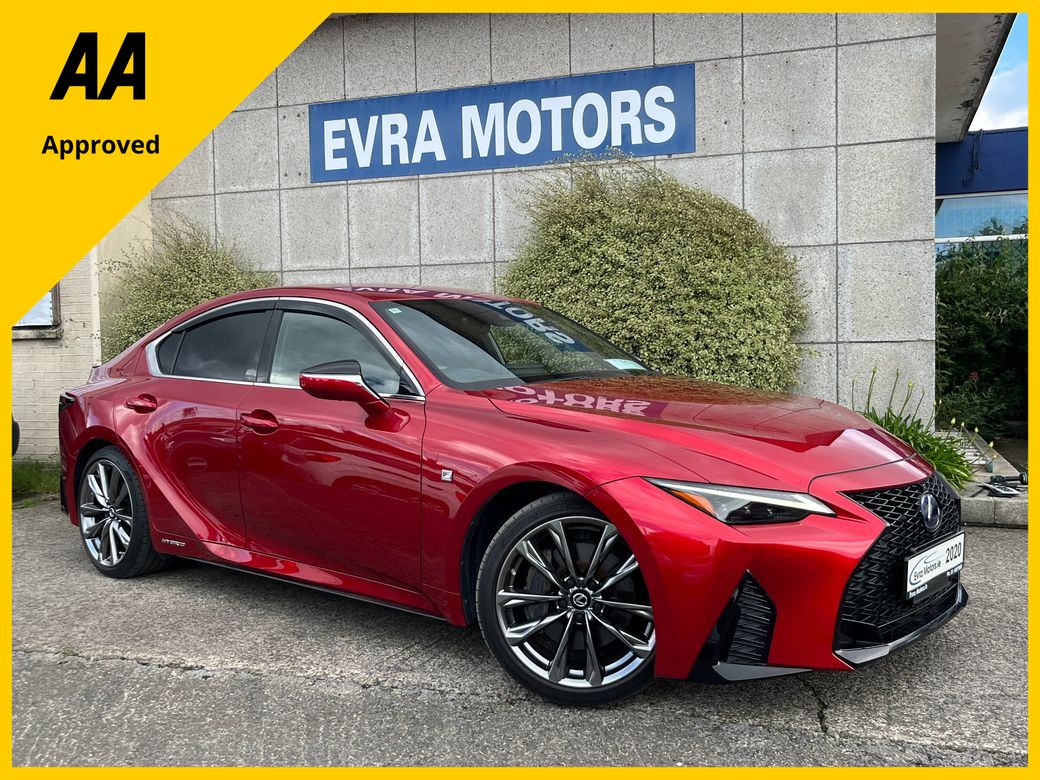 Image for 2020 Lexus IS 300h F-SPORT AUTOMATIC HYBRID 2.5 PETROL //LOW MILES//FULL LEATHER ELECTRIC HEATED SEATS//HEATED STEERING WHEEL//360 PARKING CAMERAS//ADAPTIVE CRUISE CONTROL//KEYLESS ENTRY//