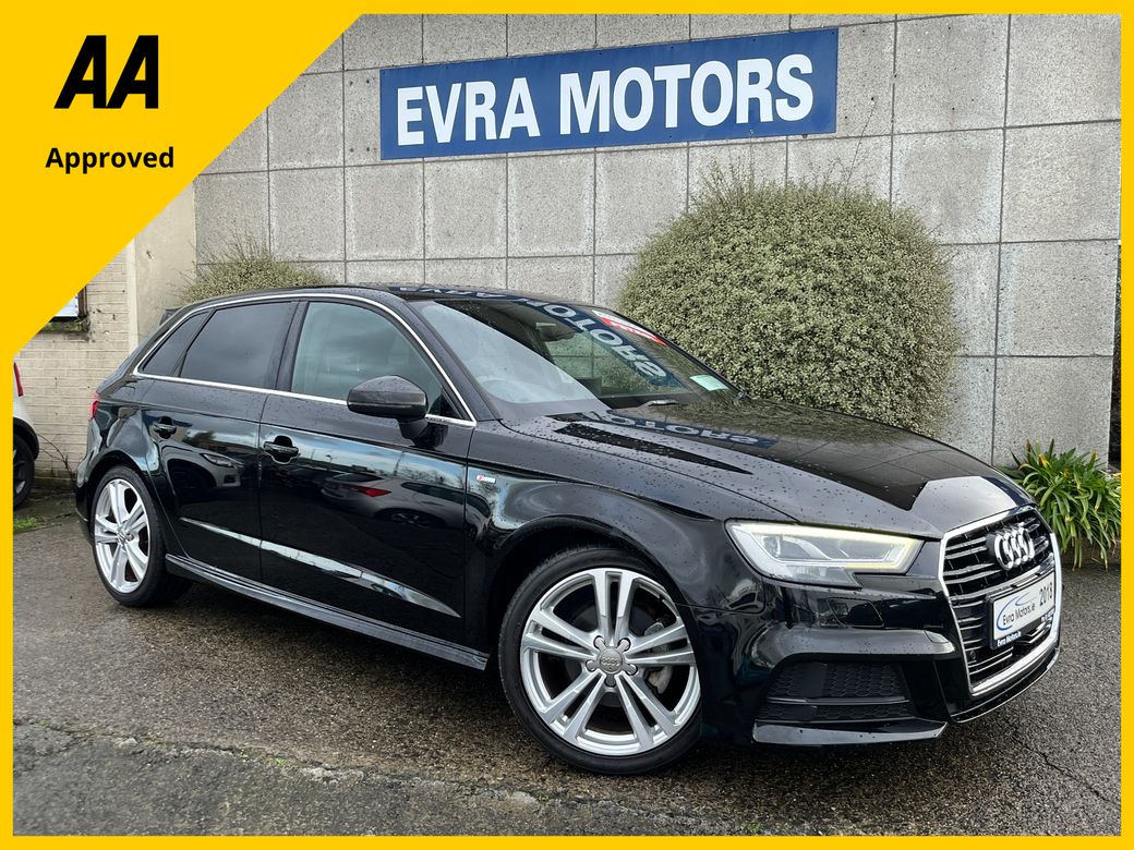 Image for 2018 Audi A3 HATCHBACK S-LINE AUTOMATIC 1.4 PETROL //LOW MILES//REVERSE CAMERA//KEYLESS ENTRY//HEATED SEATS//ADAPTIVE CRUISE CONTROL//