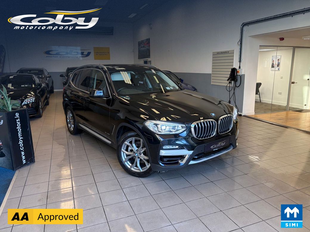 Image for 2018 BMW X3 2.0 XLINE 5DR AUTO, NCT 2028 Full Leather, Reverse Cam, Sat Nav, Heated Seats, Parking Sensors, Cruise Control, MFSW, Dual Climate Control, Alloy Wheels, Bluetooth, Full Electrics, and more.