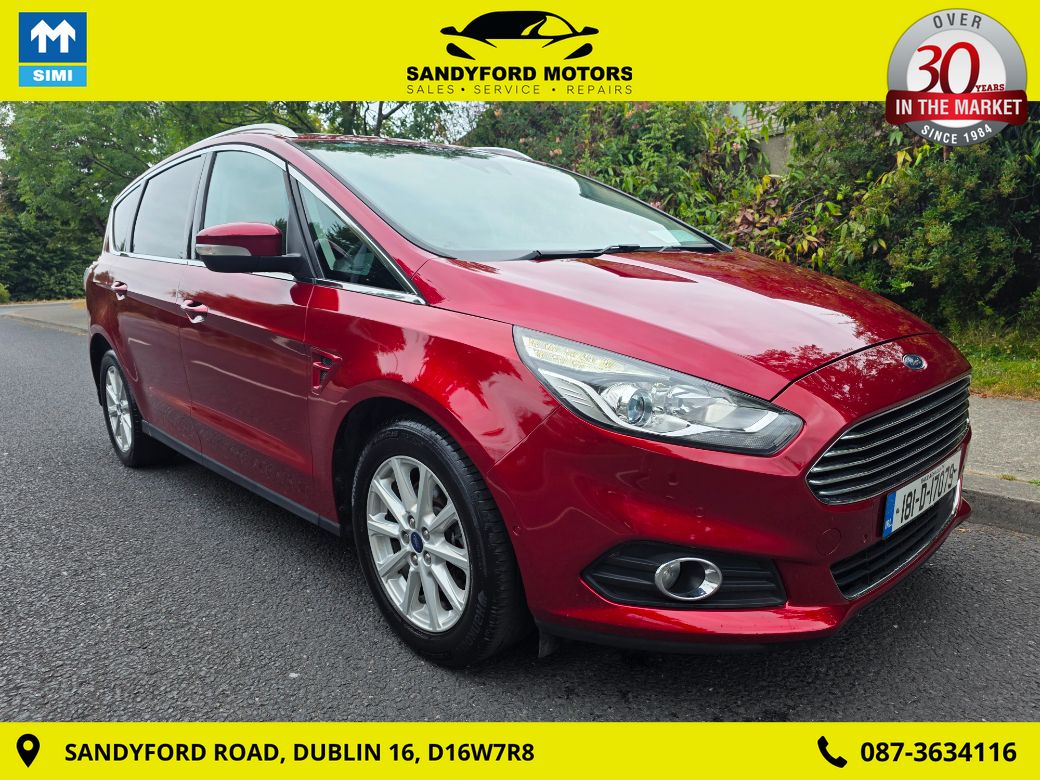 Image for 2018 Ford S-Max 2.0TD 150PS 6SPD FWD 4DR