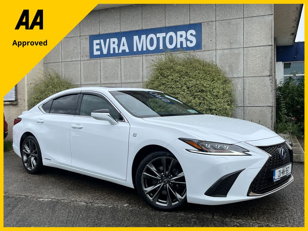 Image for 2021 Lexus ES 300h F-SPORT HYBRID AUTOMATIC 2.5 PETROL //FULL RED LEATHER ELECTRIC HEATED SEATS//SUNROOF//HEATED STEERING WHEEL//LEXUS SERVICE HISTORY// 