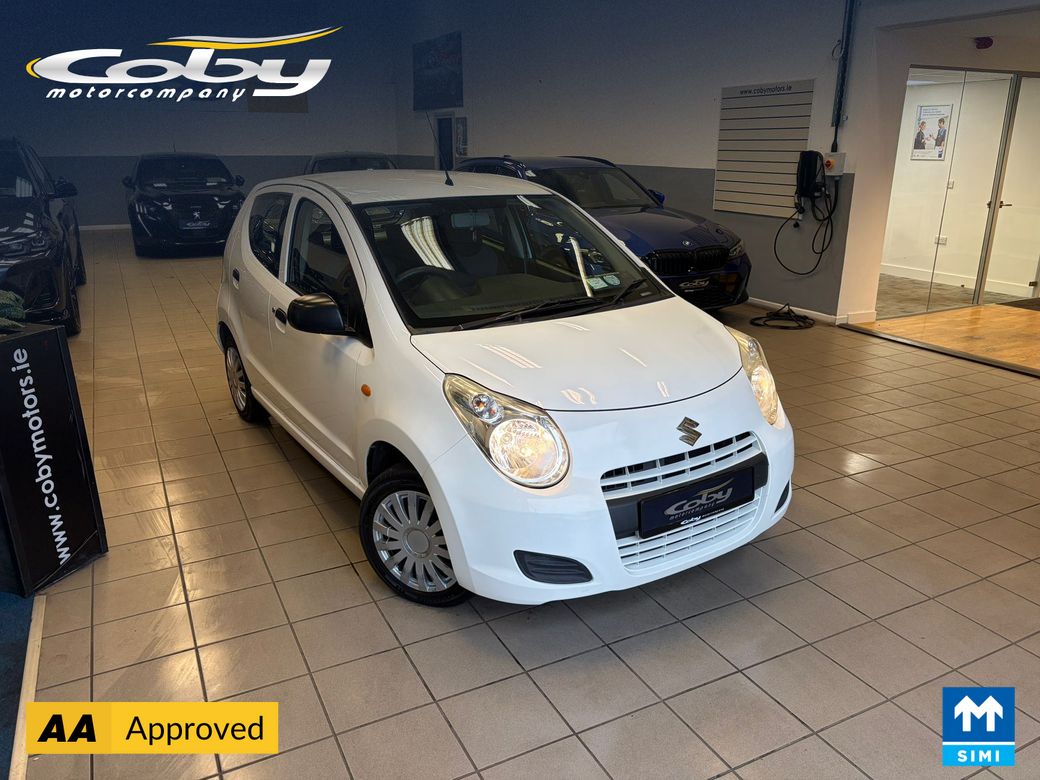 Image for 2014 Suzuki Alto 1.0 SZ 5DR Manual. Irish Owned Car With NCT, CD Player, 2 Keys, Air Conditioning, Irish Radio, Service History, Folding Rear Seats, Steel Cap Wheels, and more.